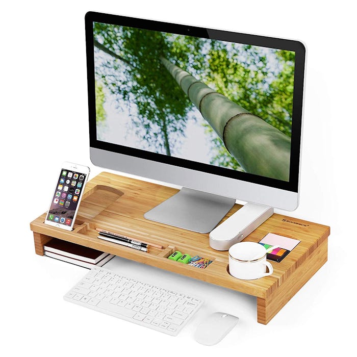 Songmics Bamboo Desktop Stand