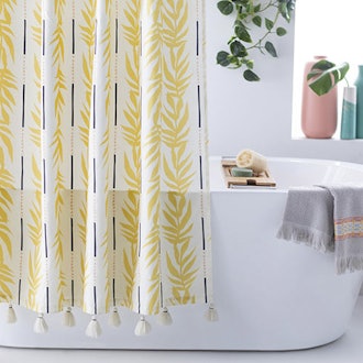 Vintage Palm Shower Curtain 