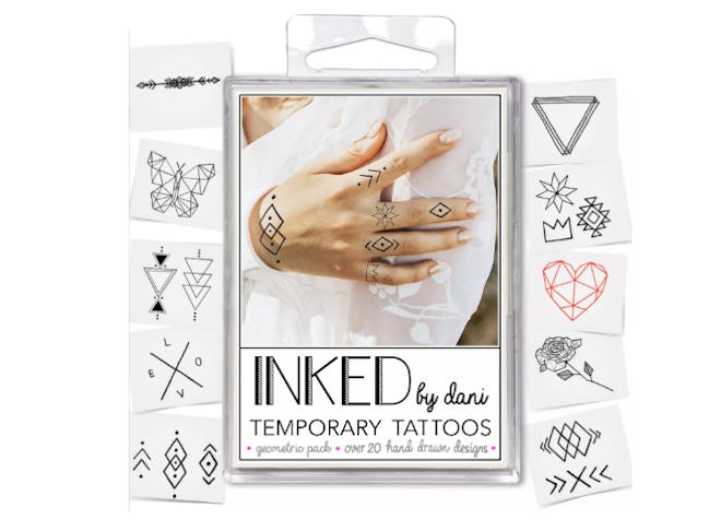 INKED by Dani 20pk Geometric Temporary Tattoos