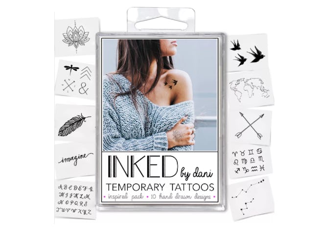 INKED by Dani 10pk Inspired Temporary Tattoos