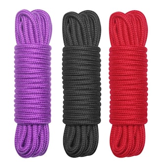 BONTIME All-Purpose Soft Cotton Rope (Set of 3)
