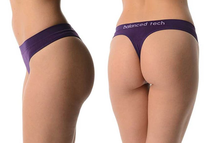 Balanced Tech Women's Wicking Performance Seamless Thong (Sizes XS-XL)(Pack Of 3)