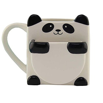 Panda Hug Ceramic Coffee Mug