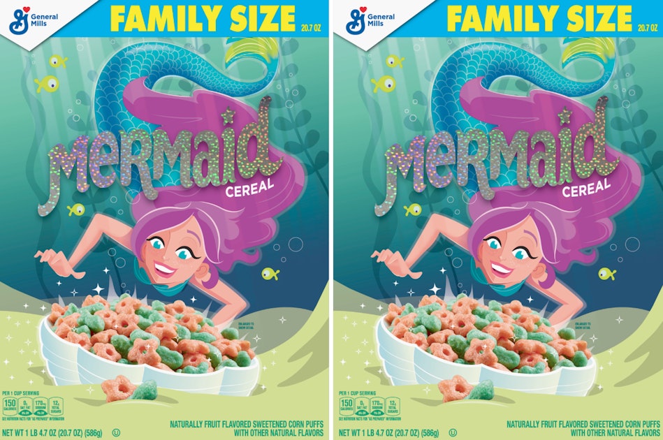 General Mills’ New Mermaid Cereal Comes In The Cutest Little Shapes