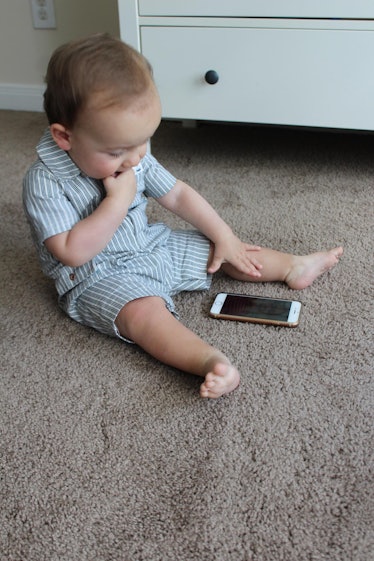 Kateri Salavitabar's 11-month-old FaceTimes with his grandmother