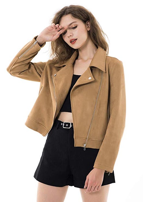 Apperloth Faux Suede Jacket