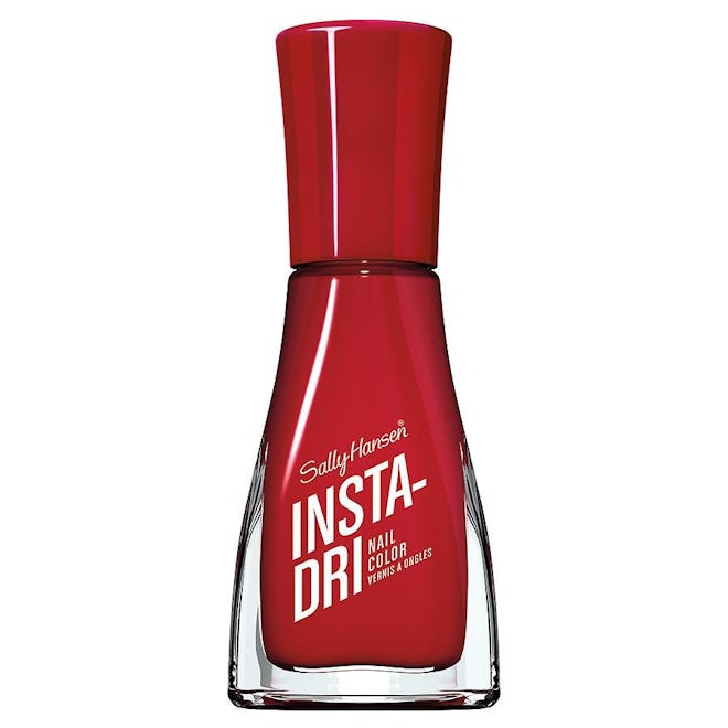 drugstore nail polish: Sally Hansen Insta-Dri Fast Dry Nail Color, ASAP Apple