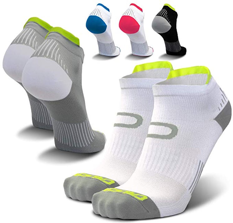 Crucial Compression Running Ankle Socks for Men & Women (2 Pack)