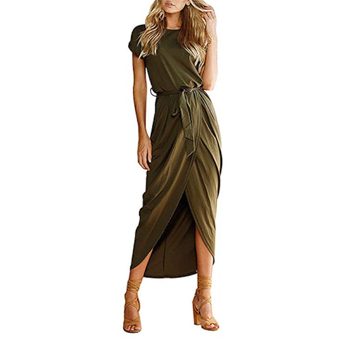 Yidarton Split Slit Casual Dress