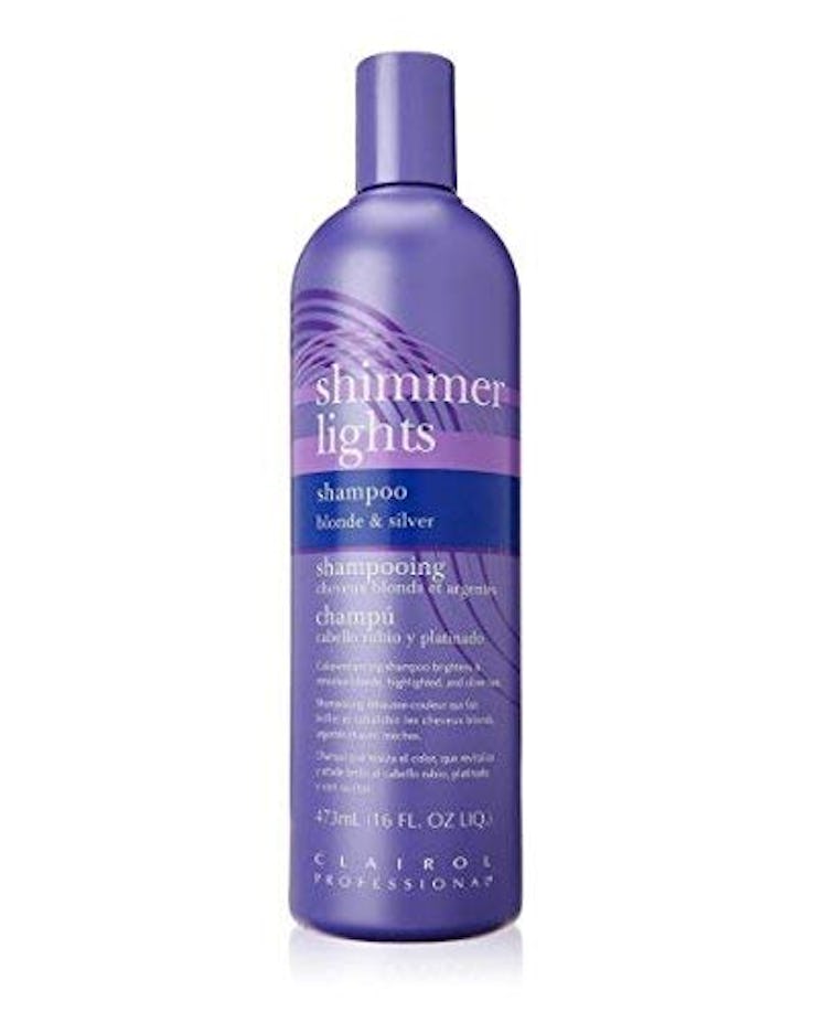 Clairol Professional Shimmer Lights Shampoo Blonde & Silver (16 oz)