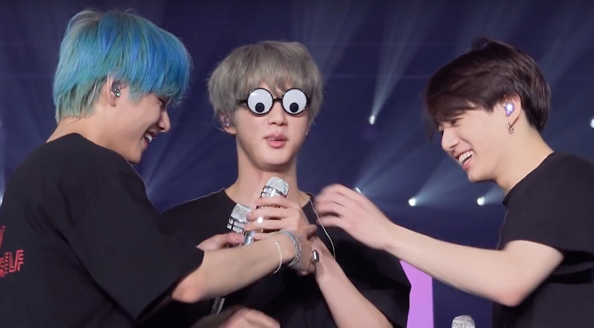 This Video Of Bts Jin Showing Off His Sunglasses Collection On Tour Is Ridiculously Epic