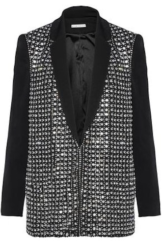 Jace Crystal-Embellished Crepe Jacket