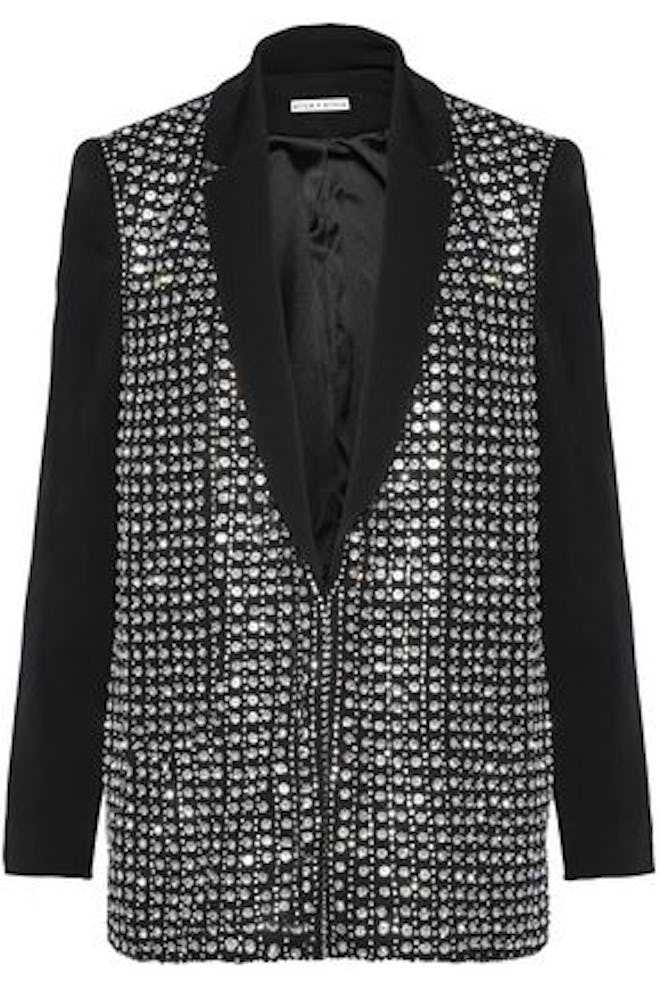 Jace Crystal-Embellished Crepe Jacket
