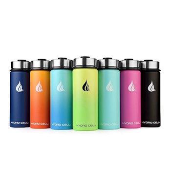 HYDRO CELL Stainless Steel Water Bottle w/Straw & Wide Mouth Lids