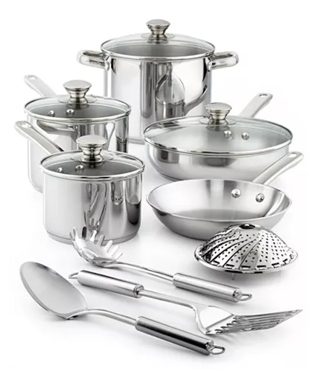 Tools of the Trade Stainless Steel Cookware Set (13 pieces)