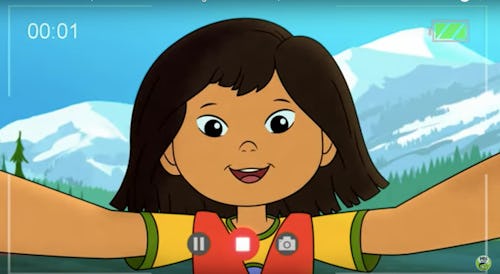 A screenshot from the Alaskan Native-led kids show 'Molly of Denali'