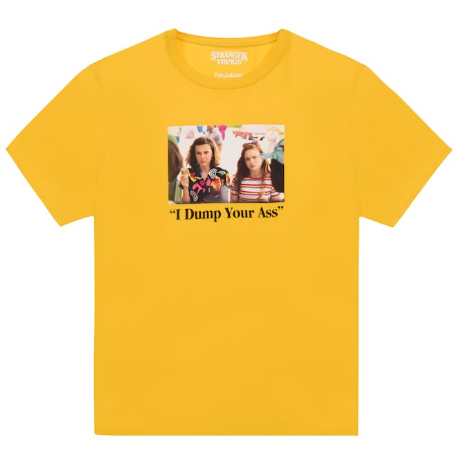 Yellow Stranger Things 3 Eleven and Max T-shirt