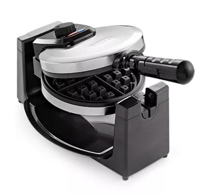 Bella Polished Stainless Steel Rotary Waffle Maker