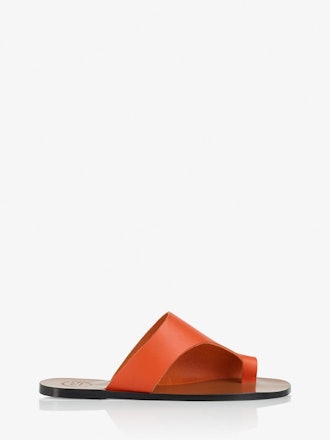 Rosa Orange Cutout Sandals 