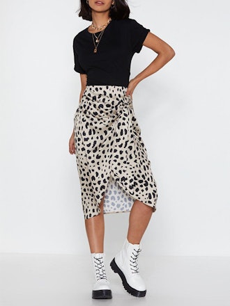 Don't Spot Dalmatian Wrap Skirt