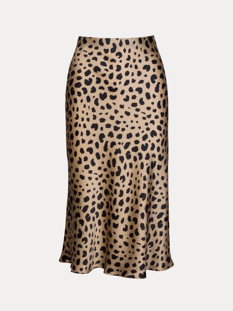mid length satin skirts ideas