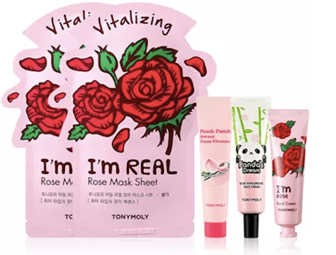 TONYMOLY Glow For It Roses & Peaches Set (6 Pieces)