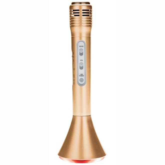 Boombeatz Bluetooth Karaoke Microphone - Gold