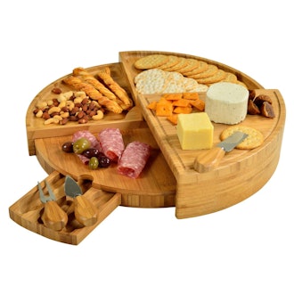 Picnic at Ascot Patented Bamboo Cheese/Charcuterie Board 