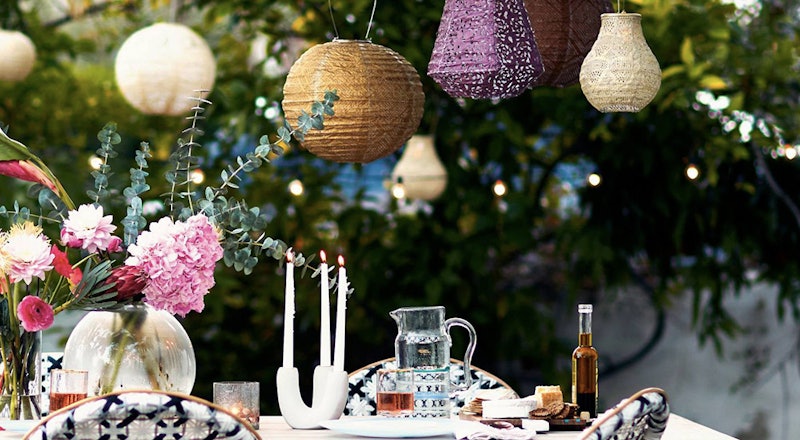 10 Affordable Outdoor Lighting Ideas To, Mercury Glass Pendant Lights At Anthropologie