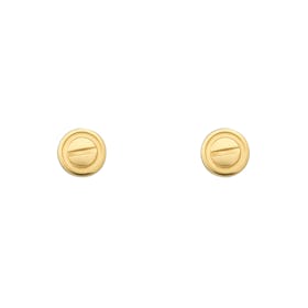 Love Earrings Yellow Gold