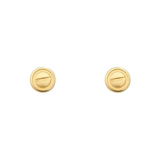 Love Earrings Yellow Gold