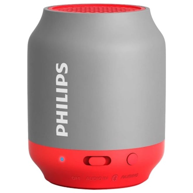 Philips Bluetooth Speaker - Grey & Red