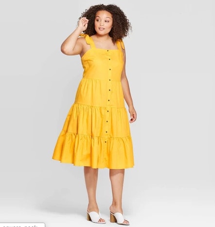 yellow dresses target