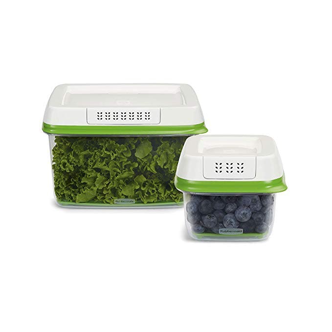 Rubbermaid FreshWorks Produce Saver Food Storage Containers (2-Pack)