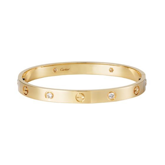 Love Bracelet, 4 Diamonds