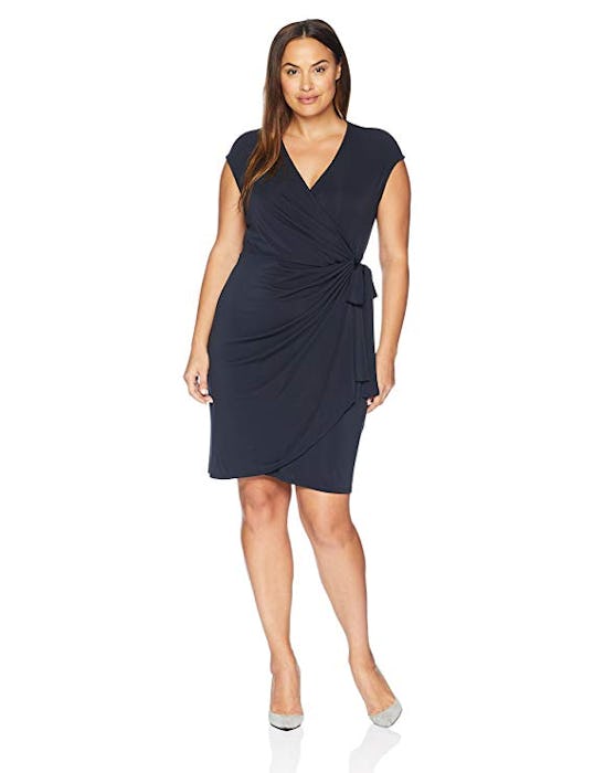 Lark & Ro Plus Size Wrap Dress