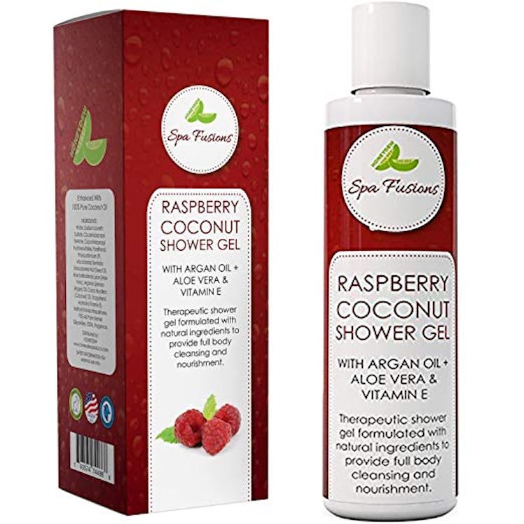 Spa Fusions Raspberry Coconut Shower Gel Oil