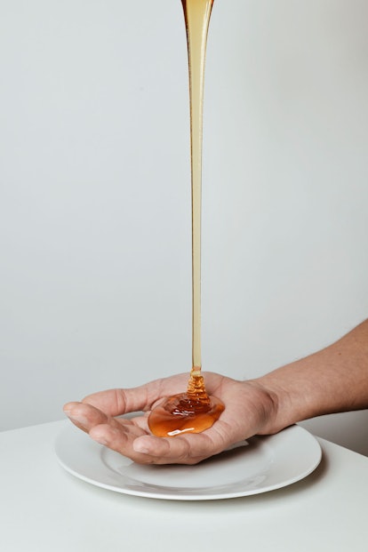 A handful of Manuka honey
