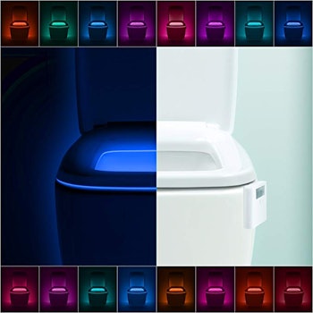 LumiLux Advanced 16-Color Motion Sensor LED Toilet Bowl Night Light