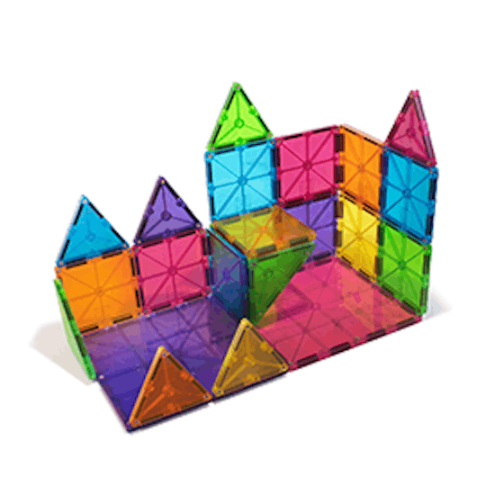 Magna-Tiles Clear Colors Set (3+) 