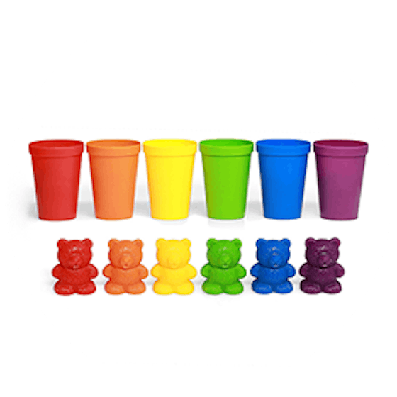 Counting Bears With Cups Sorting Toy (4+) 