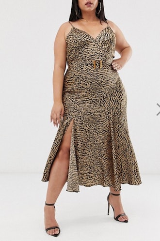 Leopard Print Slip Dress
