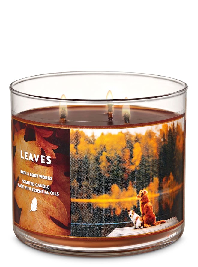 Leaves 3-Wick Candle 