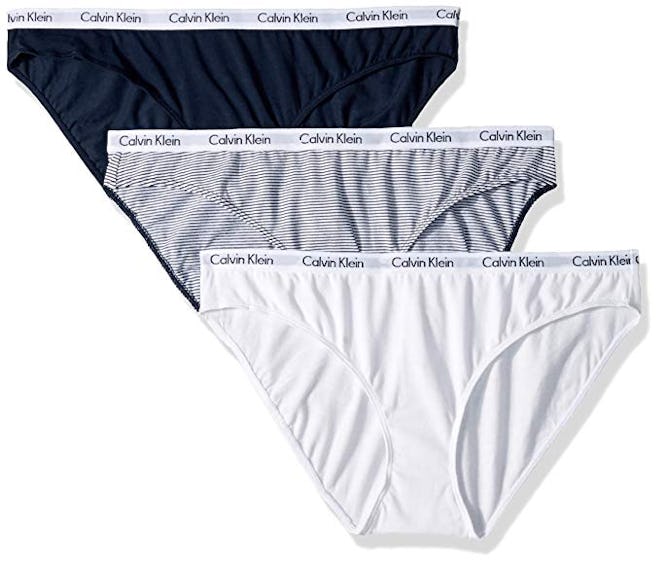 Calvin Klein Women's 3-Pack Carousel Cotton Bikini Panty