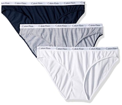 Calvin Klein Women's 3-Pack Carousel Cotton Bikini Panty