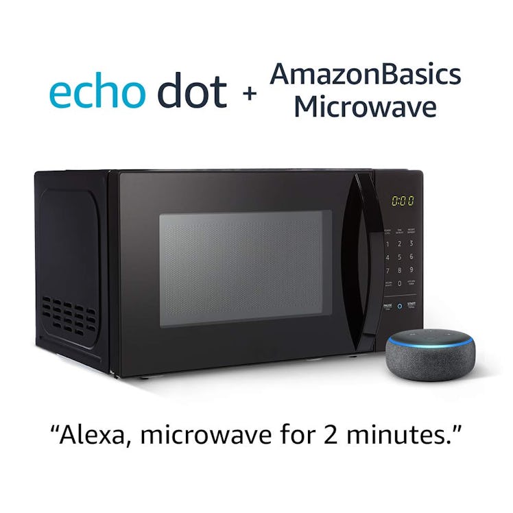 AmazonBasics Microwave with Echo Dot (3rd Gen.)