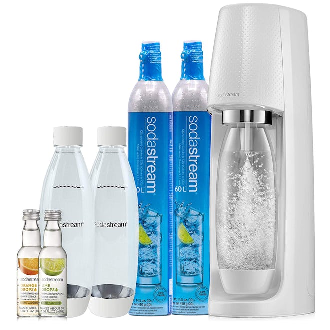 SodaStream Fizzi Sparkling Water Maker Bundle (White)