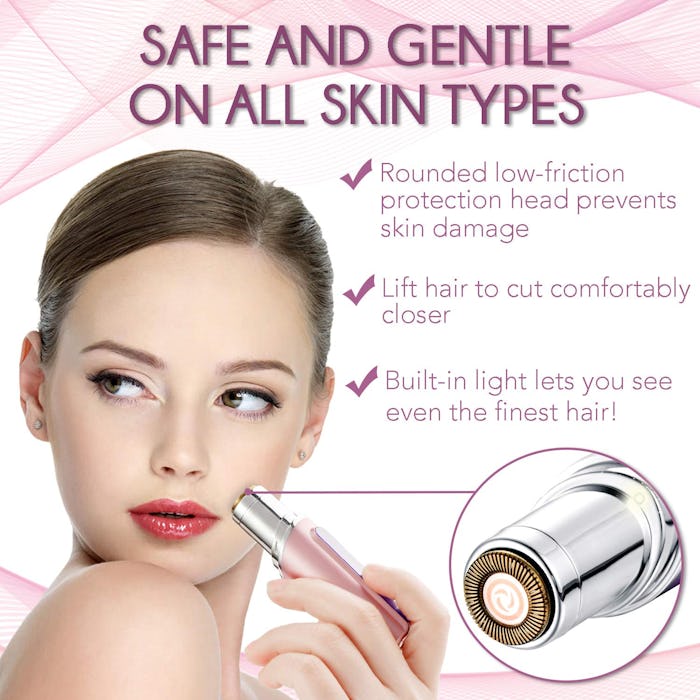 Precision Facial & Bikini Hair Trimmer For Women, USB Rechargeable