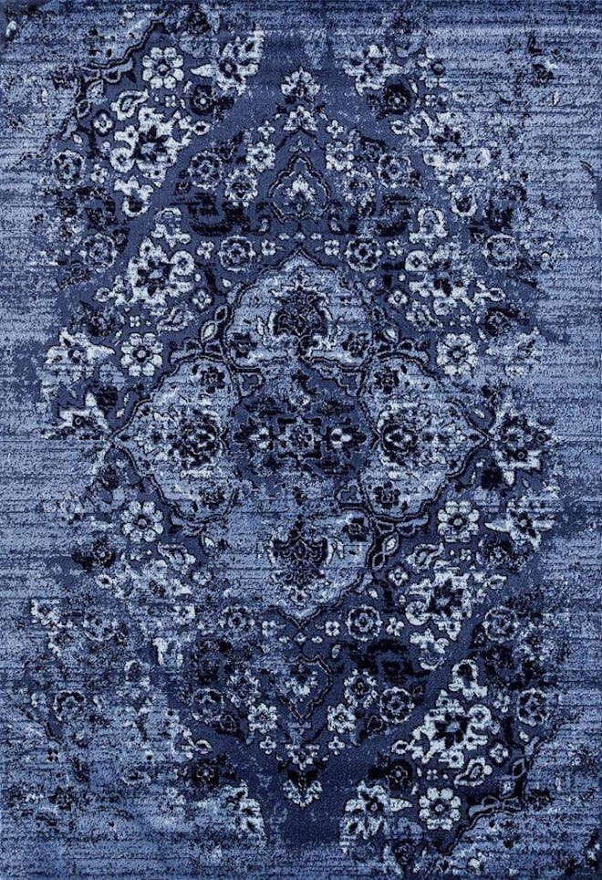 4620 Distressed Denim 5x7 Area Rug Carpet