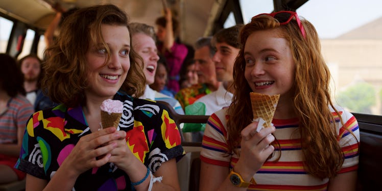 Millie Bobby Brown and Sadie Sink playing friends in 'Stranger Things'